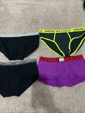 12 Calvin Klein & American Eagle briefs